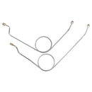 1976-77 Ford Bronco 3/16" M/C (Large Loop) Brake Lines 2pc, Stainless