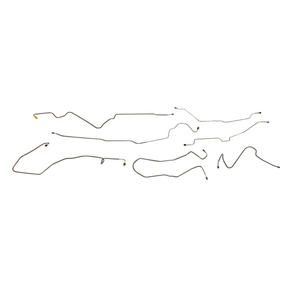 1990 Ford Bronco II With ABS Power Disc Brake Line Kit 7pc, Stainless