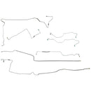 2002-10 Ford Explorer 4WD, Four-Wheel Disc w/ABS, 4 Door, Complete Brake Line Kit 11pc, Stainless
