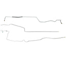 2002-05 Ford Explorer 4WD Four-Wheel Disc w/ABS Mid Chassis Brake Line Kit 3pc, Stainless