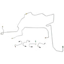 1998-01 Ford Explorer 4WD w/Four-Wheel ABS Power Disc Front Brake Line Kit 7pc, Stainless