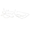 1968-69 Ford Torino/Fairlane Power Disc Complete Brake Line Kit 11pc, Stainless