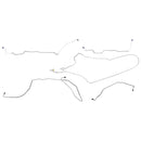 1972-76 Ford Gran Torino Manual Disc Brake Line Kit 7pc, Stainless Steel