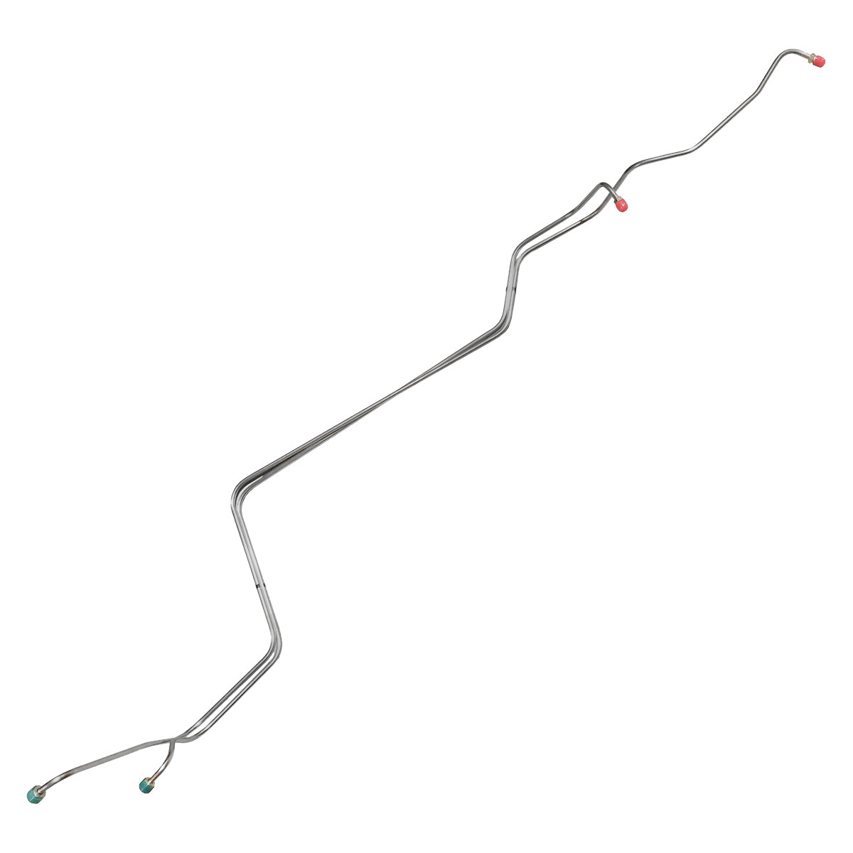 1968-70 Ford Galaxie Vertical Inlets @ Radiator Trans Cooler Lines 2pc, Stainless