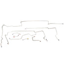1984-85 Ford Mustang Front Disc/Rear Drum Power Brake Line Kit 8pc, Stainless