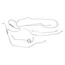 1965-66 Ford F100 F150 2WD Longbed Manual Drum Complete Brake Line Kit 6pc, Stainless