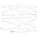 1999-03 Ford F250 F350 2wd Or 4wd Std Cab Long Bed Rear ABS Complete Brake Line Kit 8pc, Stainless
