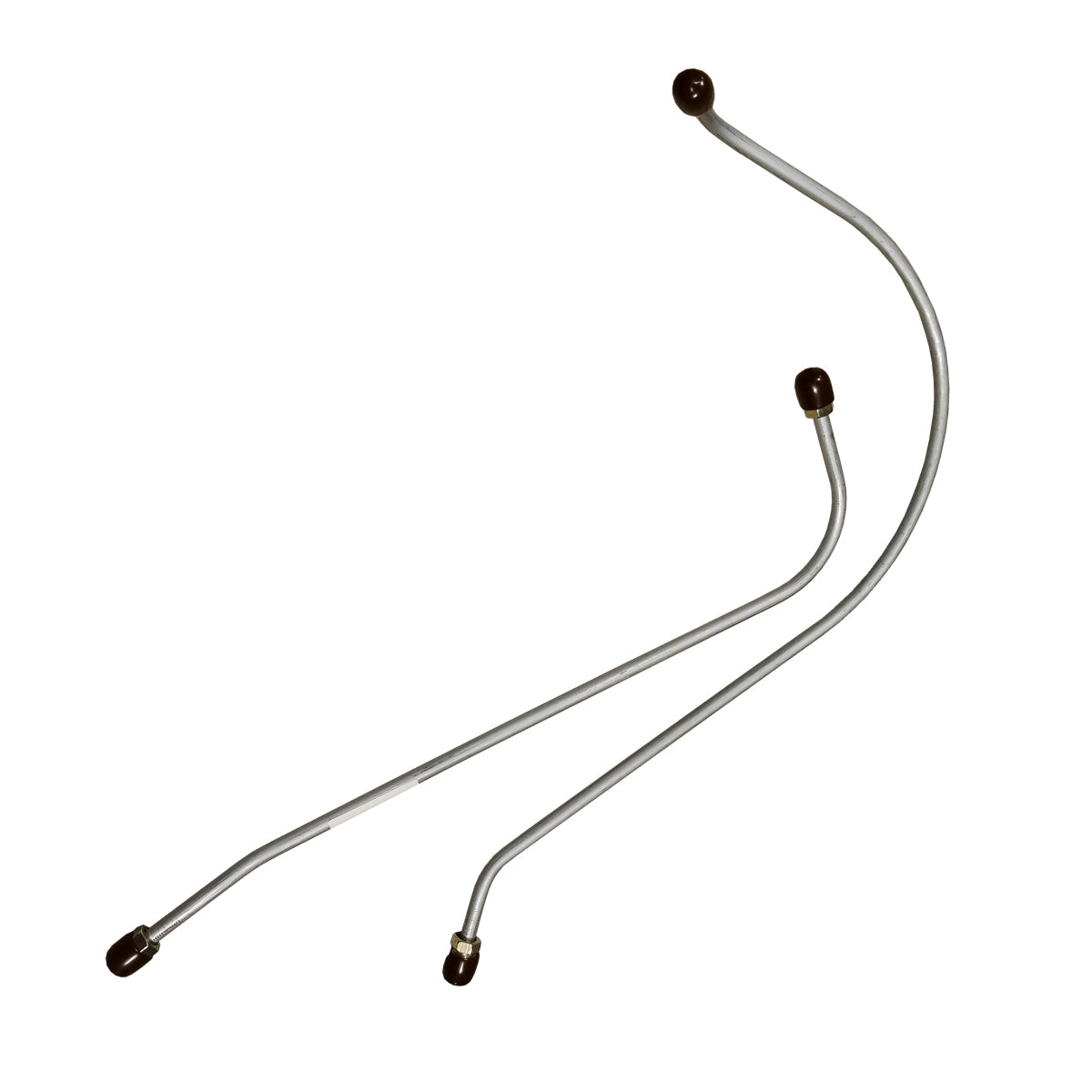 1947-52 Ford F1 Truck 239CID Flathead V8 Oil Filter Input/Output Lines 2pc, Stainless