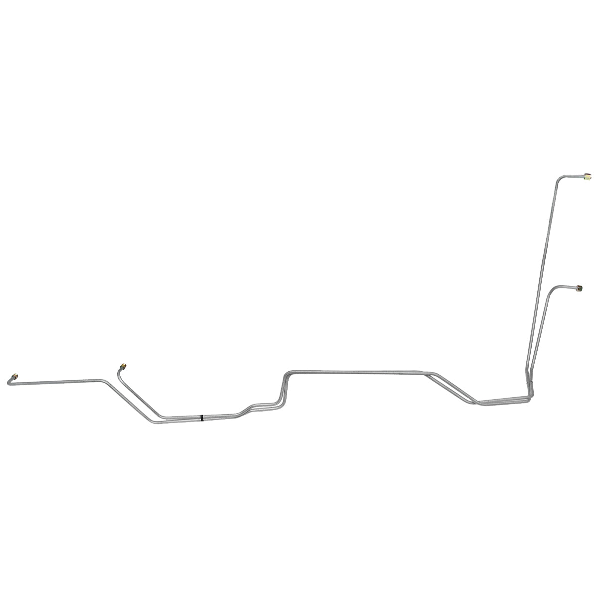 1980-86 Ford Truck 4WD C6 (Standard Cooling) 5/16" Trans Cooler Lines 2pc, Stainless