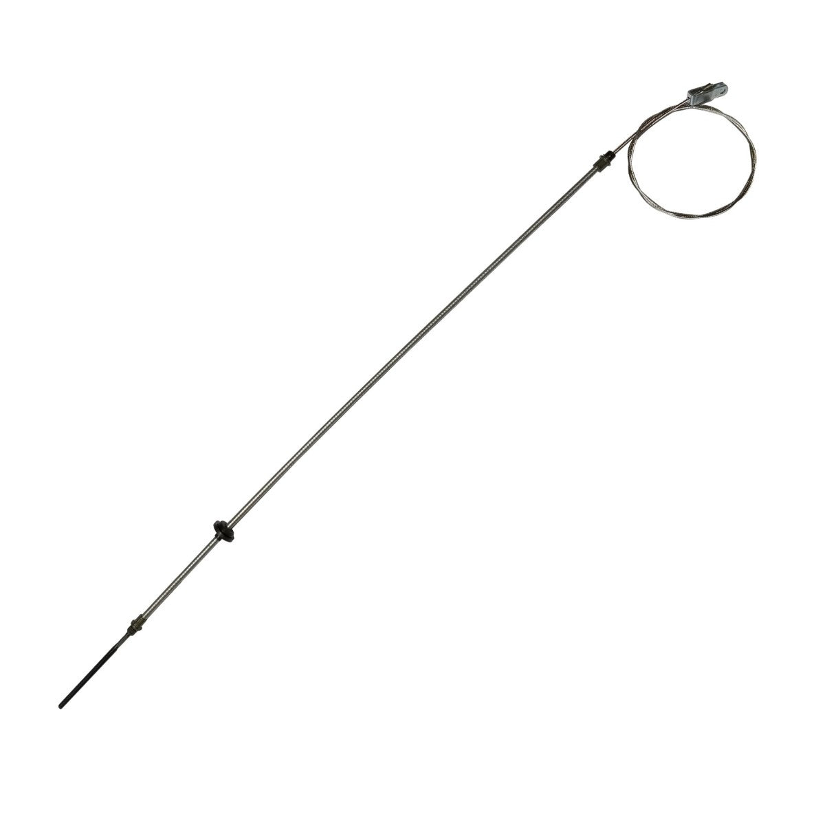 1970-74 Dodge Challenger Front Parking Brake Cable Without Intermediate Cable Stainless
