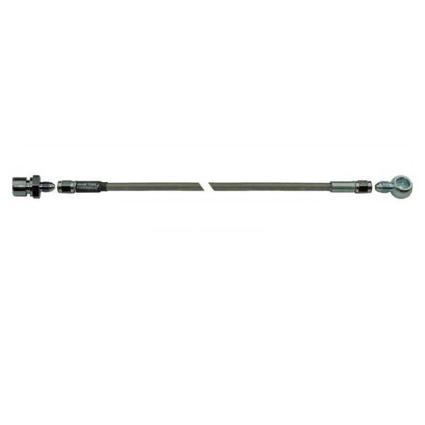 13" Stainless Braided Hose With 3/8-24" Female To 10mm Banjo