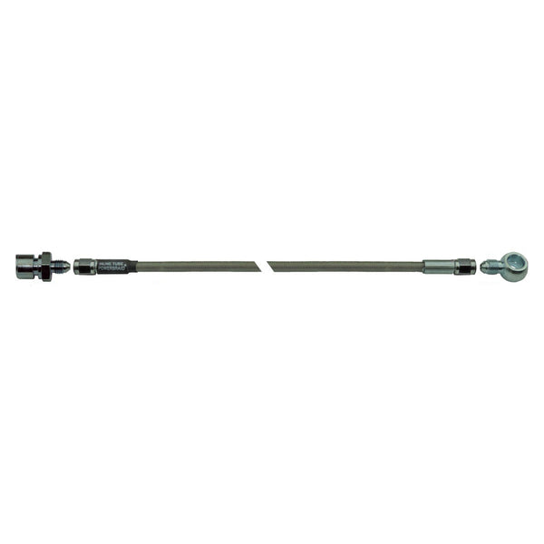 21" Stainless Braided Hose With 7/16" Banjo To 3/8-24" Female