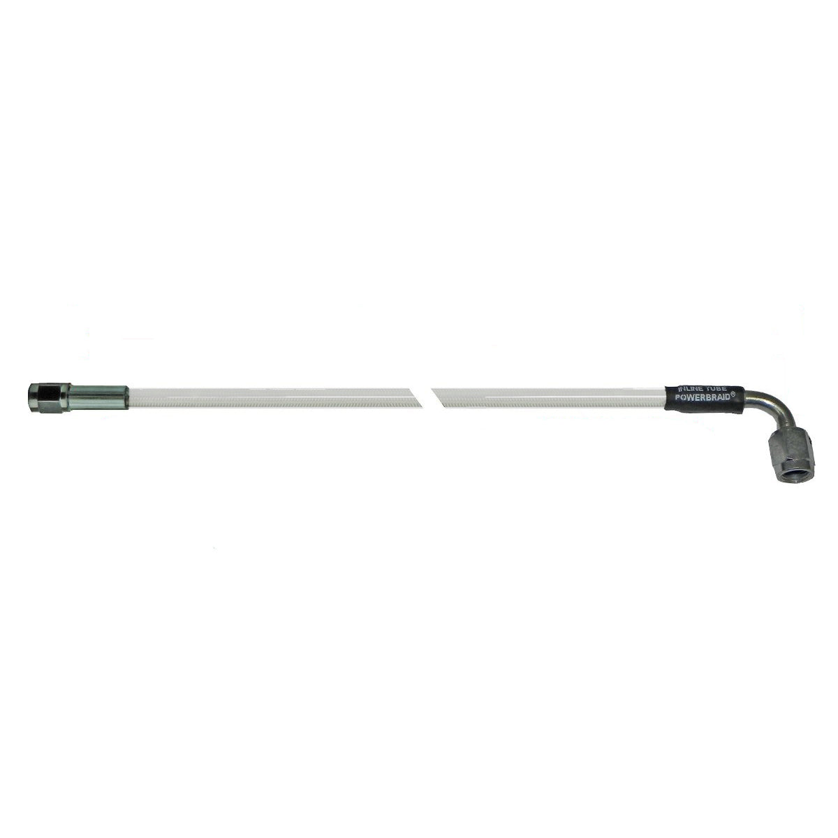 21" Stainless Braided Hose -3AN Female to -3AN 90 Female