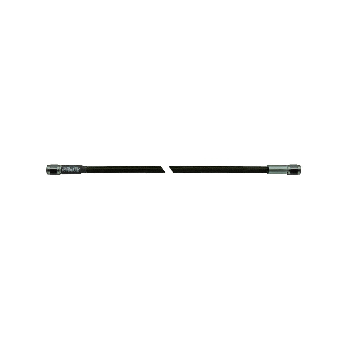 21" Stainless Braided Flex Hose -3AN Female To -3AN Female Black Covering 1pc