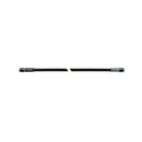 8" Stainless Braided Flex Hose -3AN Female To -3AN Female Black Covering 1pc