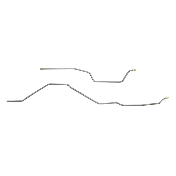 1974-91 Jeep Cherokee/Wagoneer Two-Door (Only) 3/16" Rear Axle Brake Lines 2pc, Stainless