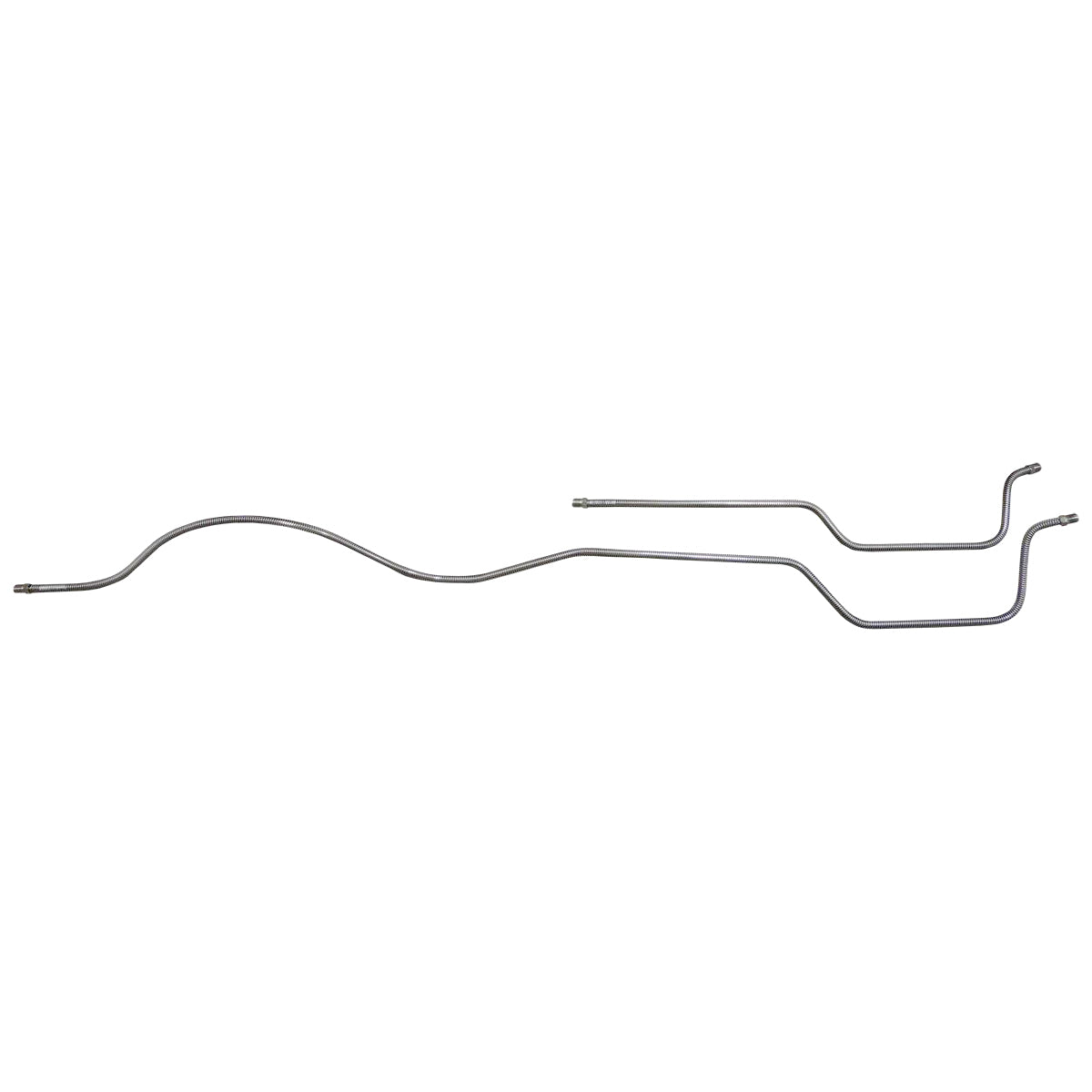 1980-81 Jeep J10, Rear Axle Lines, 2pc Stainless Steel