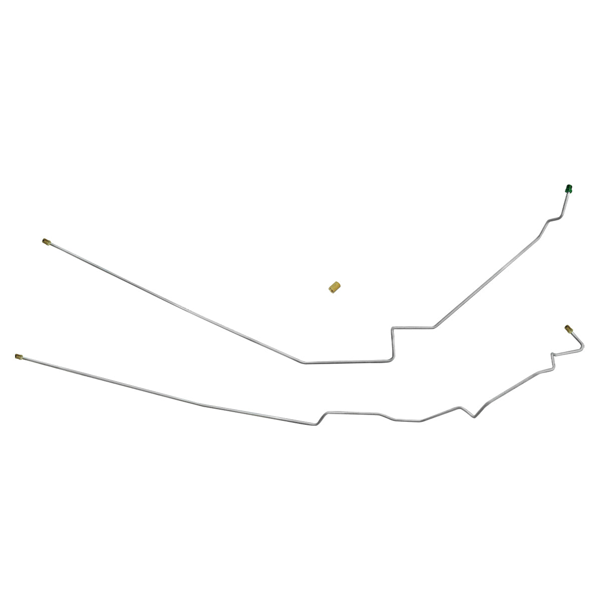 1987-95 Jeep Wrangler YJ 3/16" F To R Brake Line 2pc, Stainless