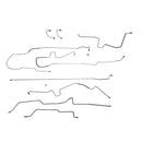 1996-06 Jeep Wrangler TJ, LJ Non-ABS Complete Brake Line Kit 10pc, Stainless
