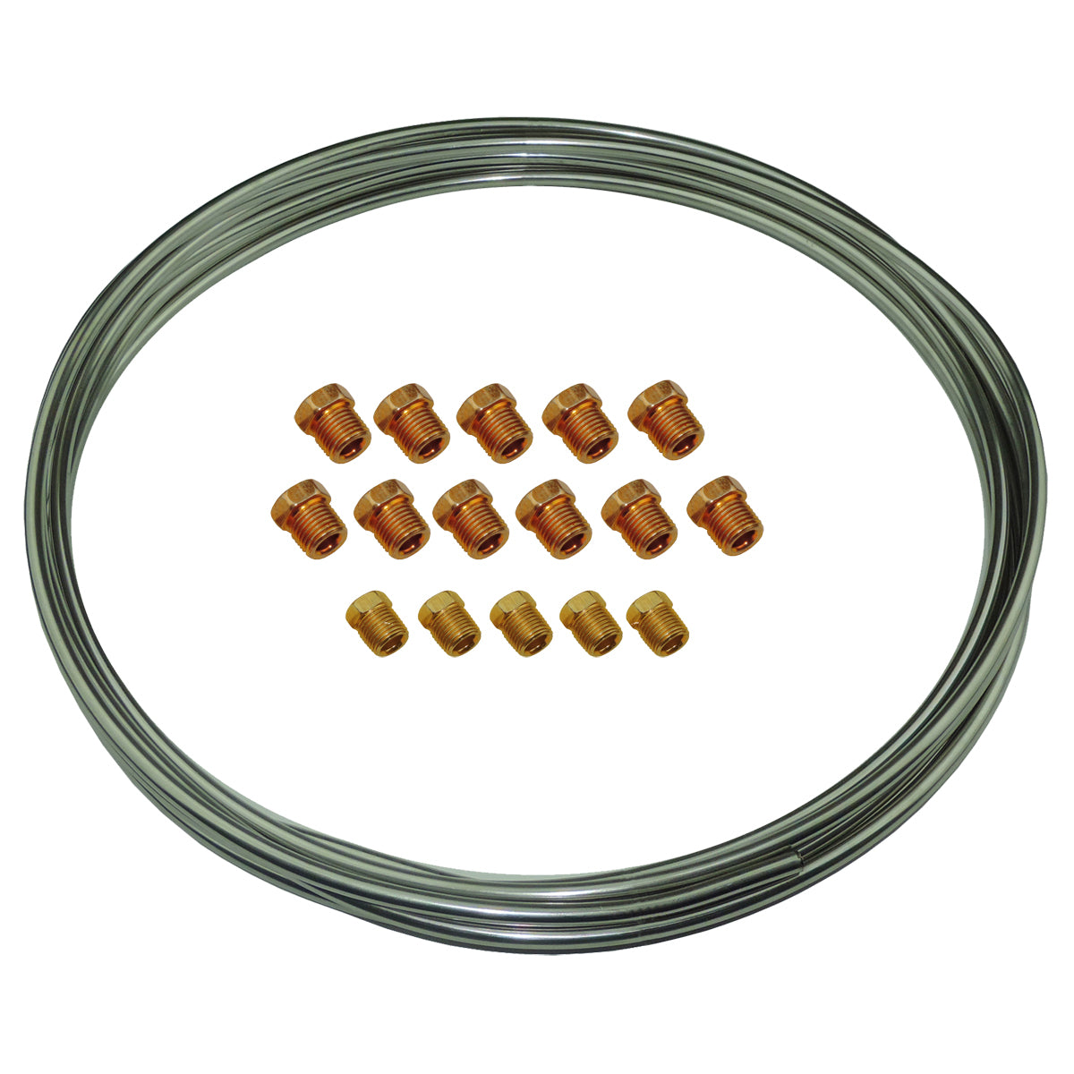 DIY Brake Plumbing Kit 1999-07 Chevrolet GMC Trucks 1/4" Tube And Fittings OE Steel