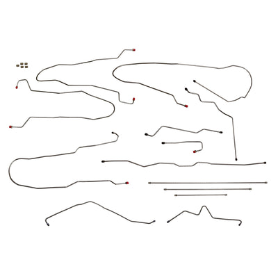 2001-06 Chevrolet GMC 2/4WD 2500HD 3500 All Cab & Bed Lengths Complete Brake Line Kit, Stainless