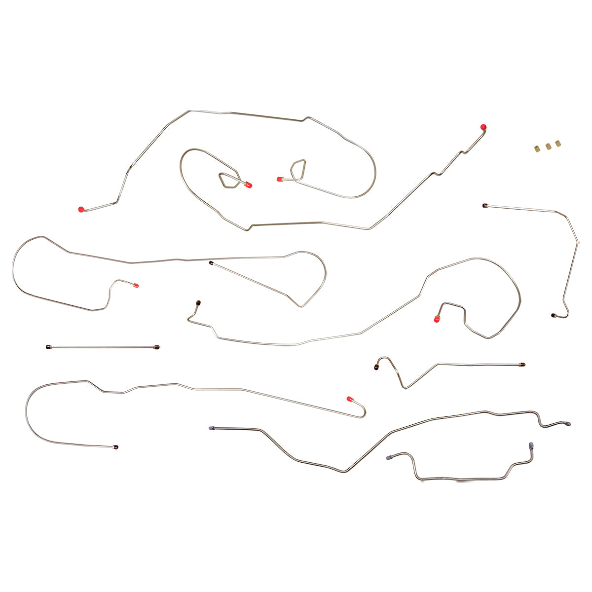 1999-02 Chevrolet GMC 2WD 1500 (Non-HD) Std. Cab Short or Long Bed Brake Line Kit, Stainless