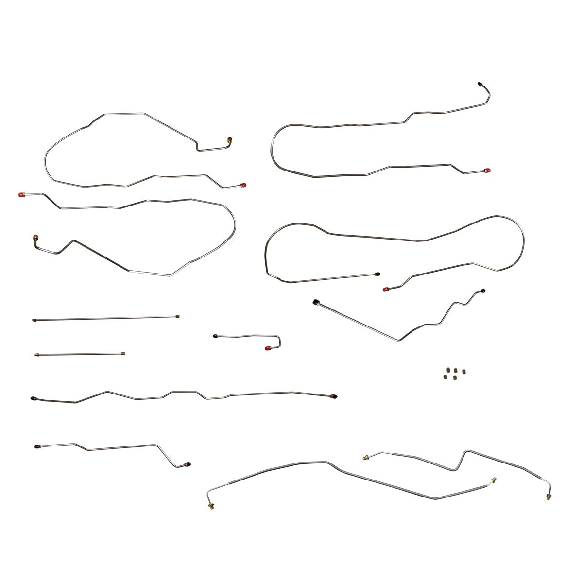 1999-07 Chevrolet GMC  2WD 4WD 2500HD 3500 All Cab Sizes/Bed Lengths Dually Brake Line Kit 10pc, Stainless