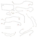 2000-07 Chevrolet GMC Cadillac Tahoe Avalanche Yukon Suburban Escalade 4WD 1500 Valve at M/C & Traction Control Complete Brake Line Kit 12pc Stainless