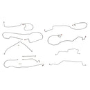2005-06 (2007 Classic) Chevrolet GMC 1500 (Non-HD) 4WD Std. Cab Short Or Long Bed Rear Drum ABS Complete Brake Line Kit 10pc, Stainless
