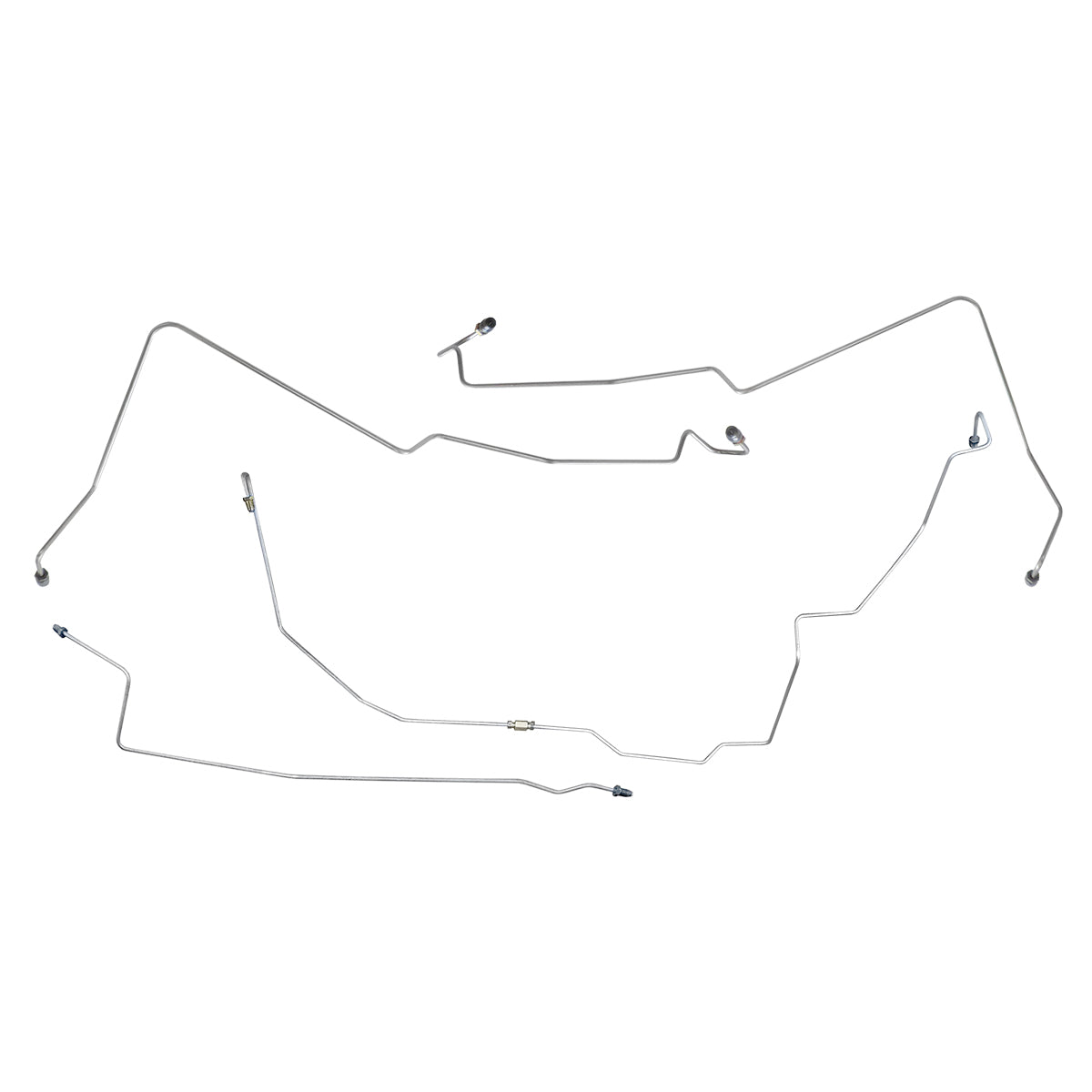1999-04 Oldsmobile Alero, Four Wheel Disc, Top of ABS, Front Brake Line Kit, 4pc, Stainless