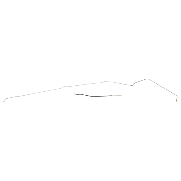 1968-69 Oldsmobile Cutlass 442 F85 Convertible (PS Routing) 1/4" Fuel Return Lines 2pc, Stainless