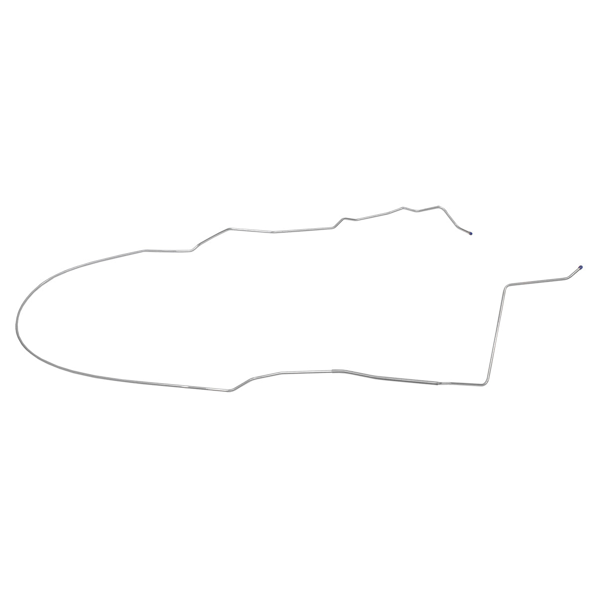 1971-72 Oldsmobile Cutlass 442 F85 Convertible (PS Routing) 5/16" Fuel Vapor Line 1pc, Stainless