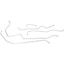 1937 Oldsmobile F-37 Complete Drum Brake Line Kit, 5pc Stainless