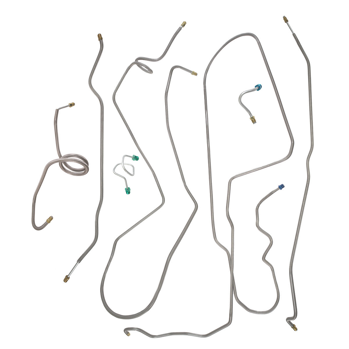 1975-79 Oldsmobile Omega Power Disc Brake Line Kit 7pc, Stainless