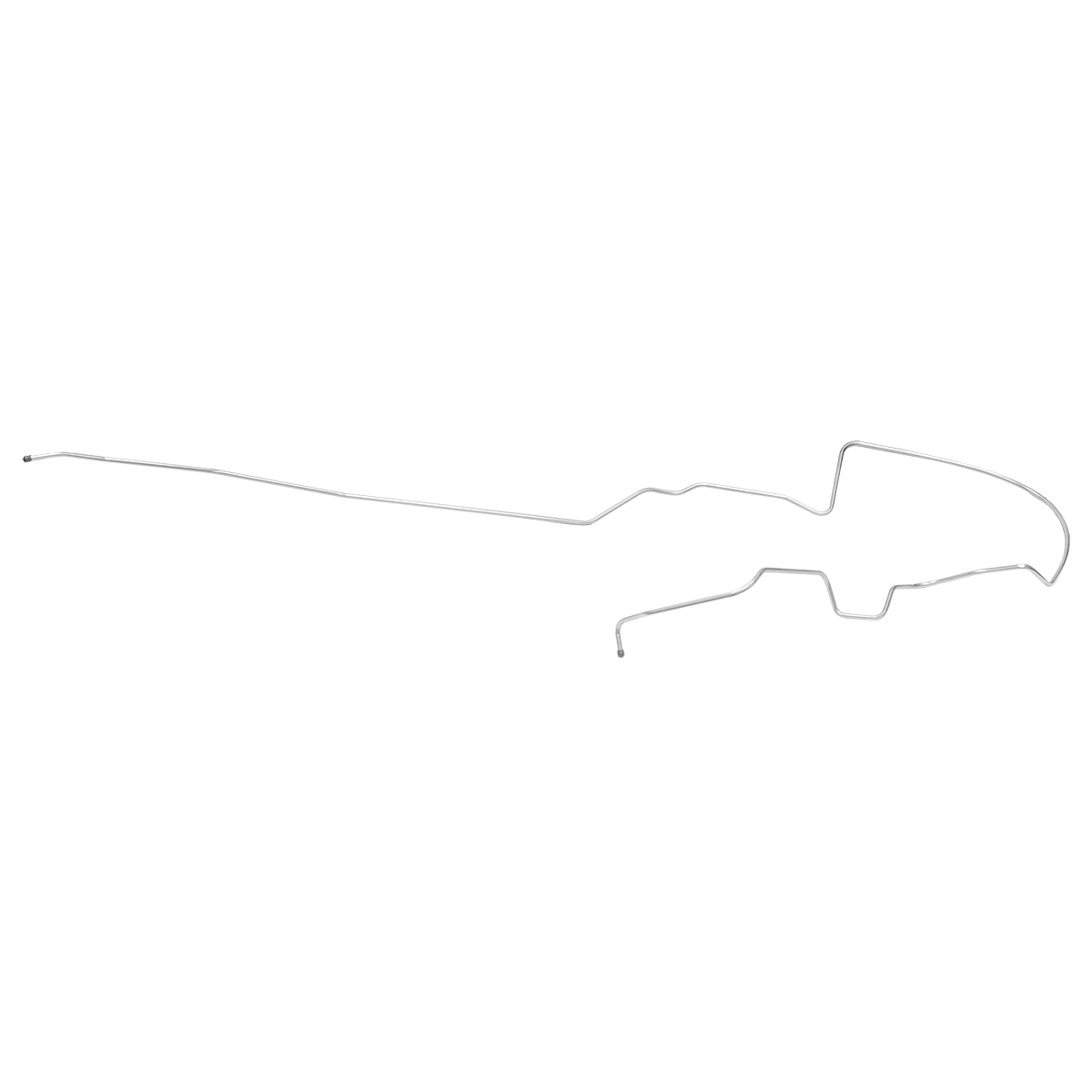 1968-69 Plymouth Barracuda Valiant 3/8" Main Fuel Line 1pc, Stainless