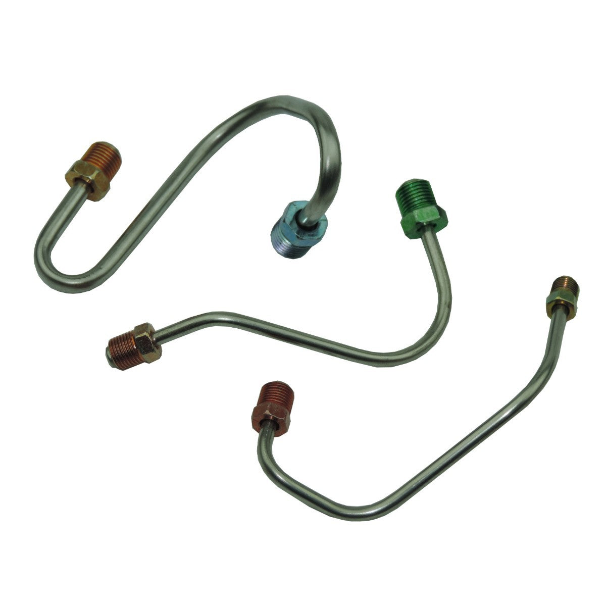 1967-69 Pontiac Firebird, Power Or Manual Disc, Master Cylinder Brake Lines, 3pc Stainless