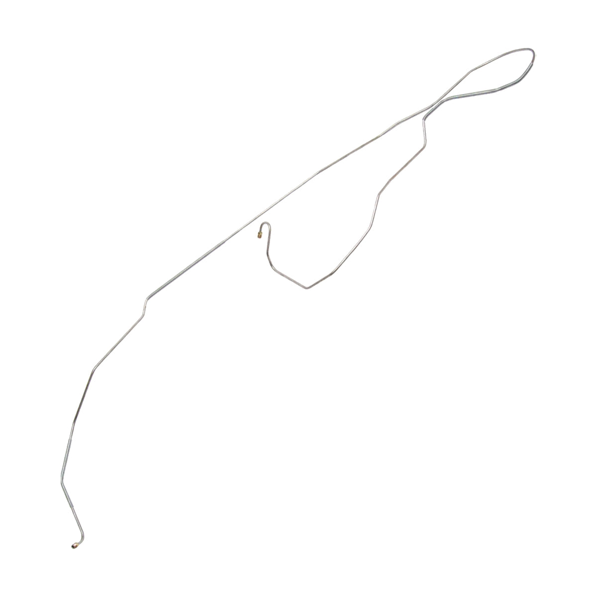 1968 Pontiac Firebird Front to Rear Brake Line 1pc, Power Brakes, Stainless