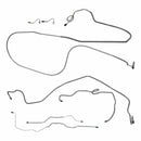 1990-92 Pontiac Firebird/TA w/Metric Fittings Four-Wheel Power Disc Brake Line Kit 7pc, Stainless