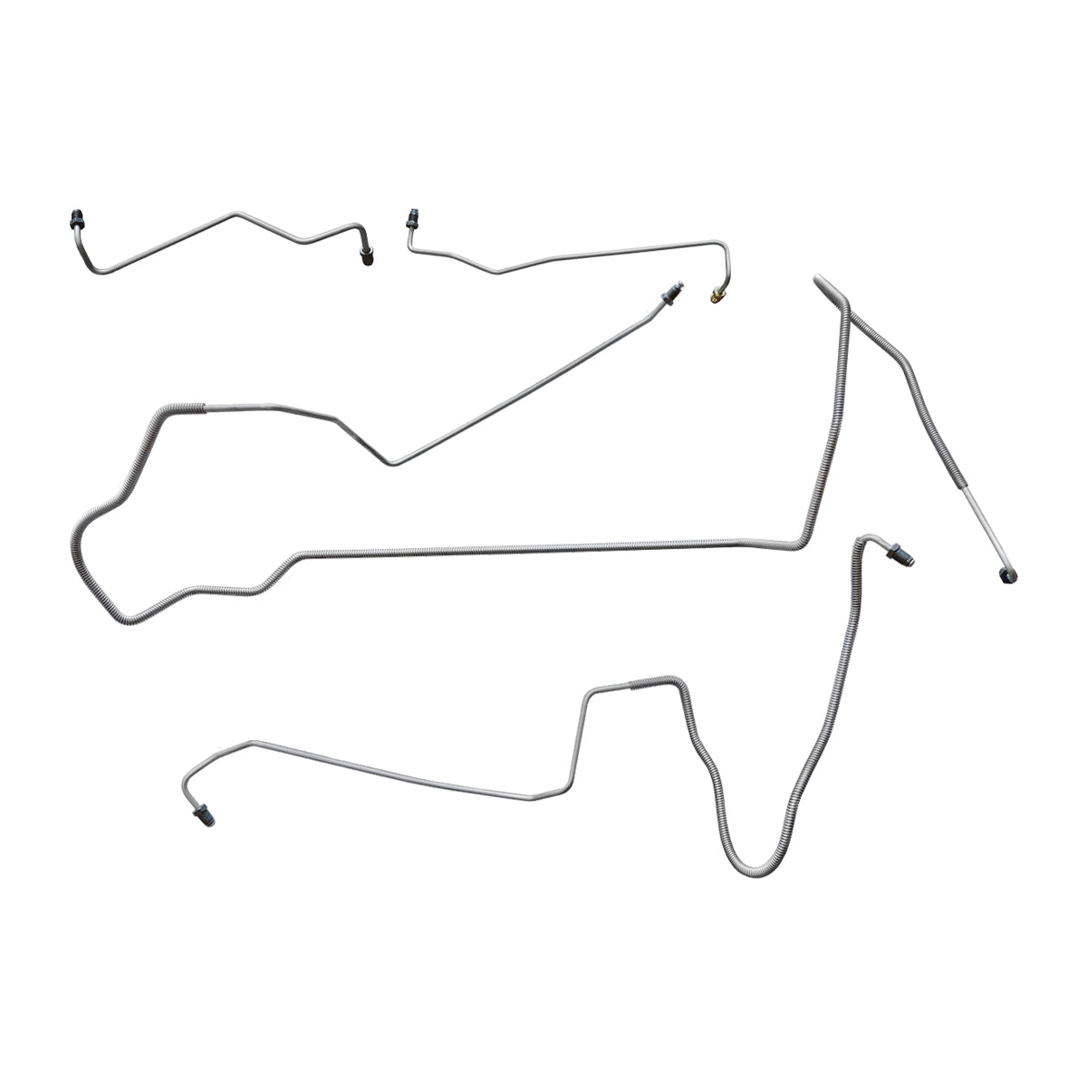 1998-02 Pontiac Firebird/TA w/ABS and Traction Control Four-Wheel Disc Front Brake Line Kit (w/o Flex) 4pc, Stainless