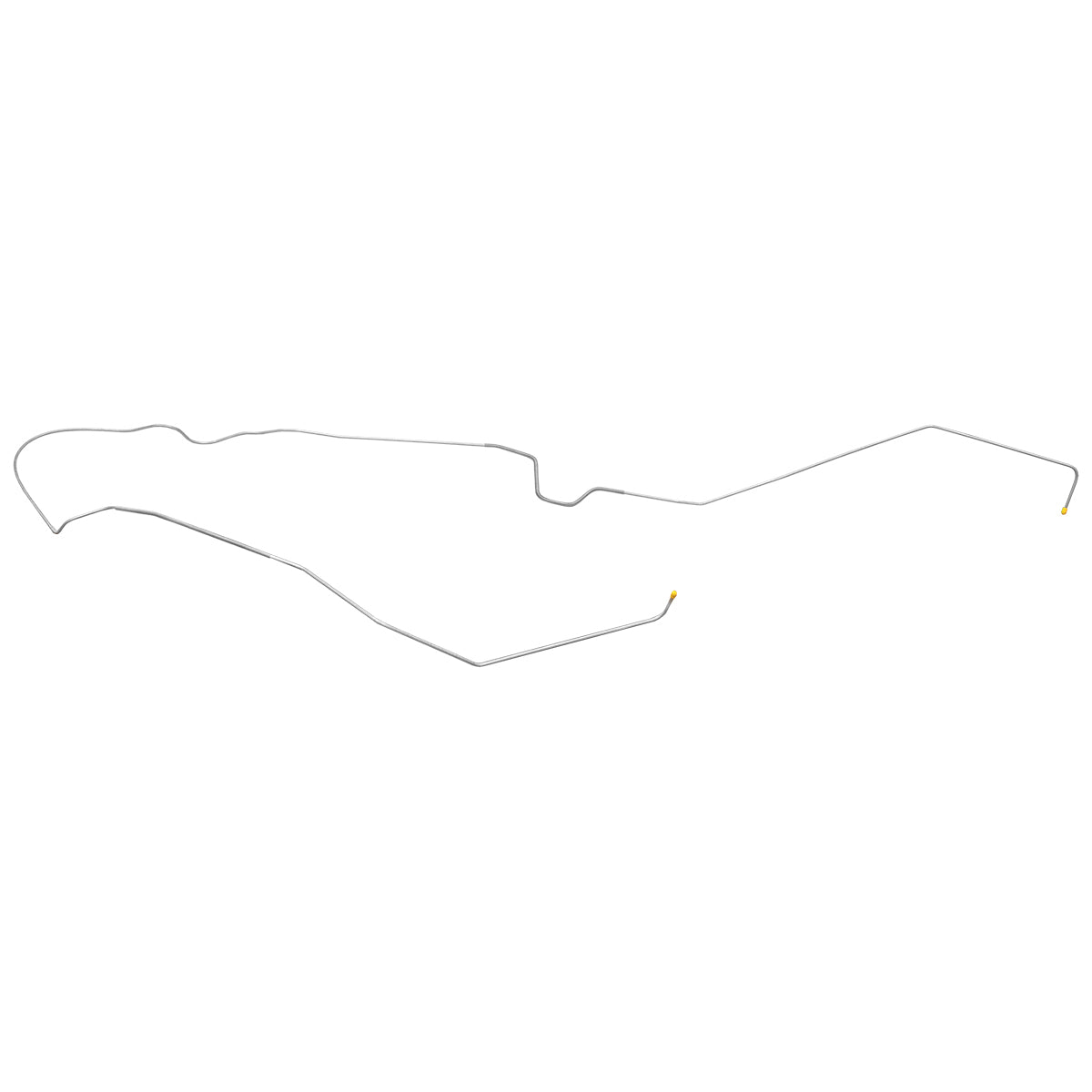 1969 Pontiac Firebird TA Tank to Pump 1/4" Fuel Return Line 1pc, Stainless