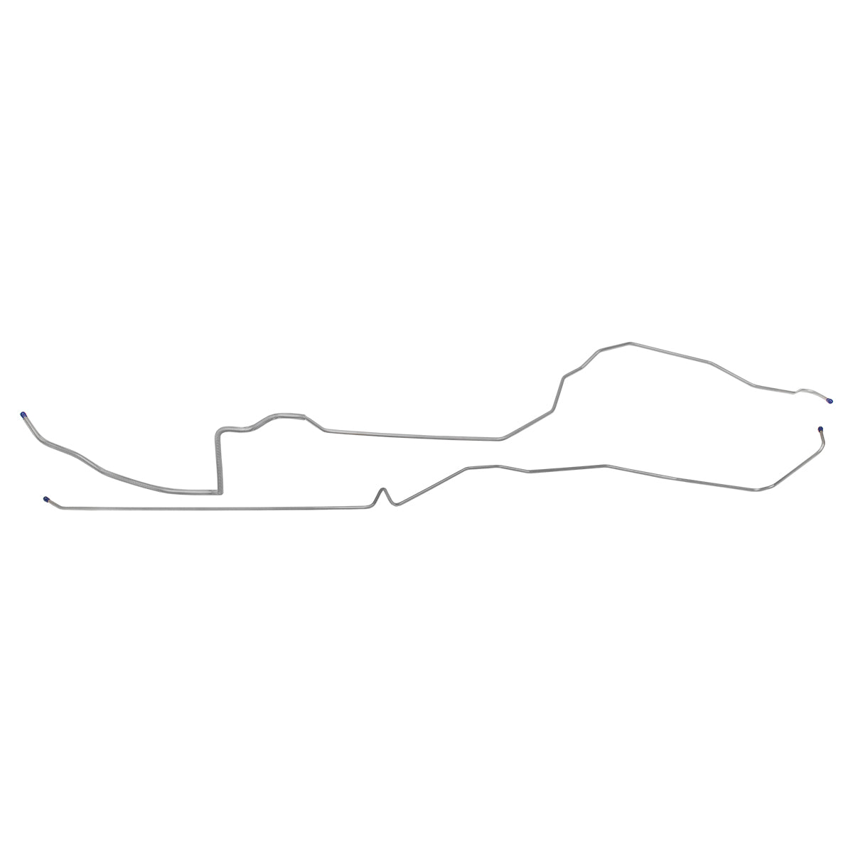 1975-77 Pontiac Firebird TA Pontiac 400CID (PS Routing) Tank to Pump 5/16" Fuel Vapor Lines 2pc, Stainless