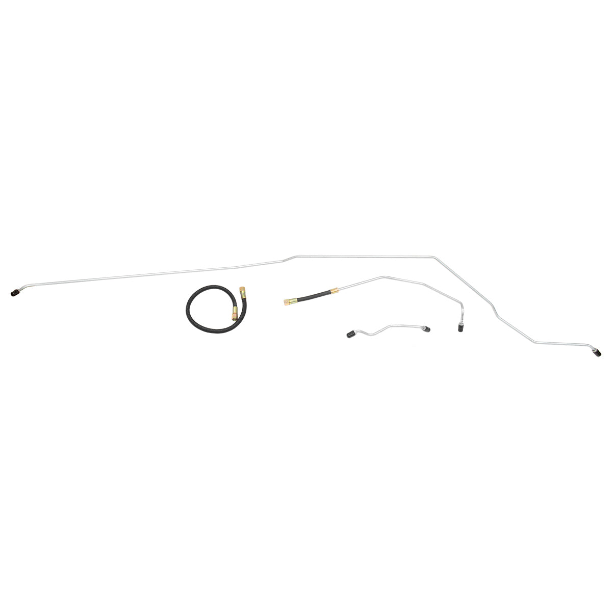 1988-92 Pontiac Firebird/TA V8 FI (DS Routing) Tank to Pump 3/8" Main Fuel Lines 3pc, Stainless