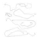 2005-10 Pontiac G6 Four-Wheel Disc w/ABS Complete Brake Line Kit (w/o Flex) 8pc, Stainless