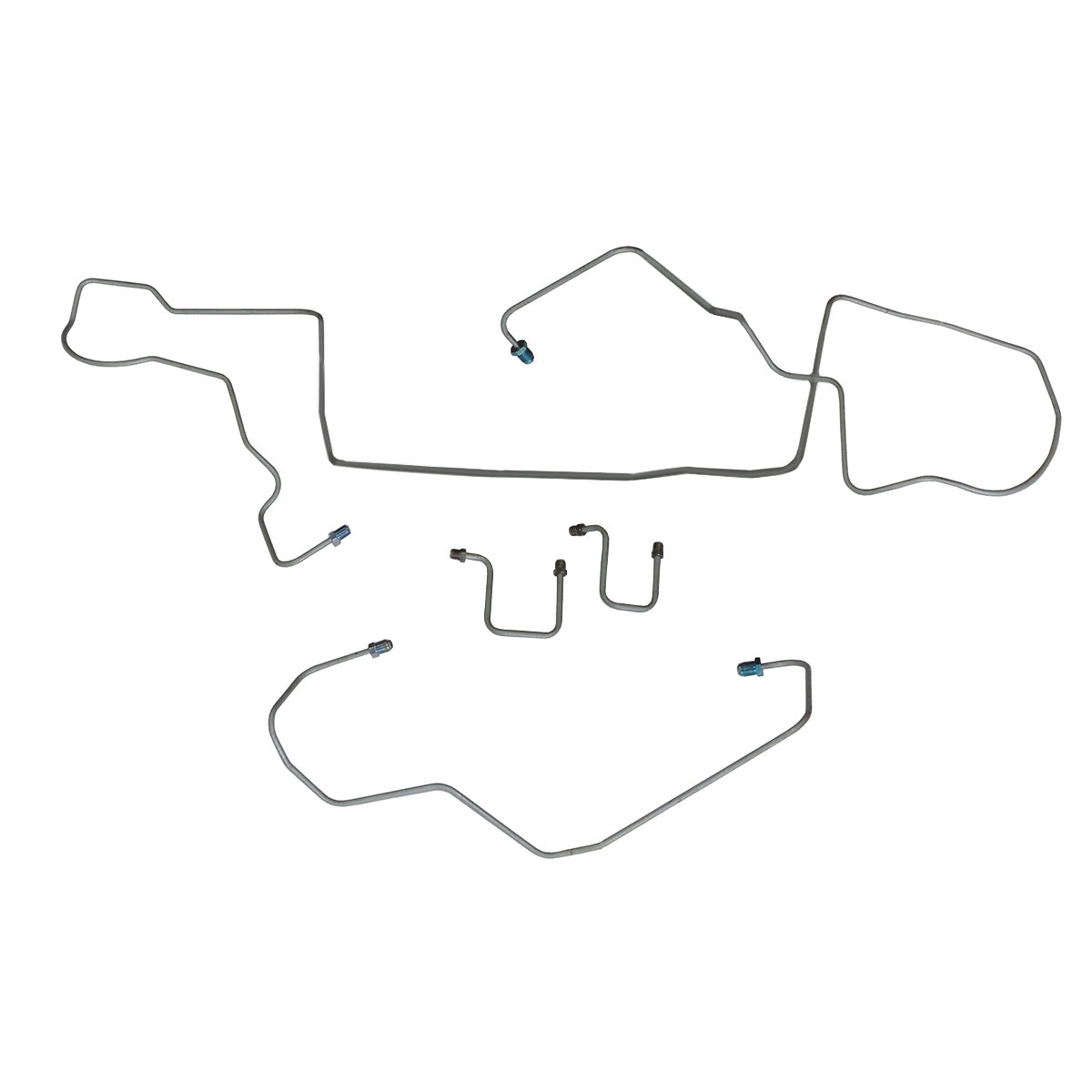 2005-10 Pontiac G6 Four-Wheel Disc w/ABS Front Brake Line Kit 4pc, Stainless