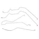 1990-96 Pontiac Grand Prix Four-Door Four-Wheel Disc w/o ABS Mid-Chassis Brake Line Kit 4pc, Stainless