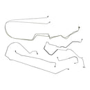 1997-03 Pontiac Grand Prix Four-Wheel Disc w/o ABS Complete Brake Line Kit 6pc, Stainless