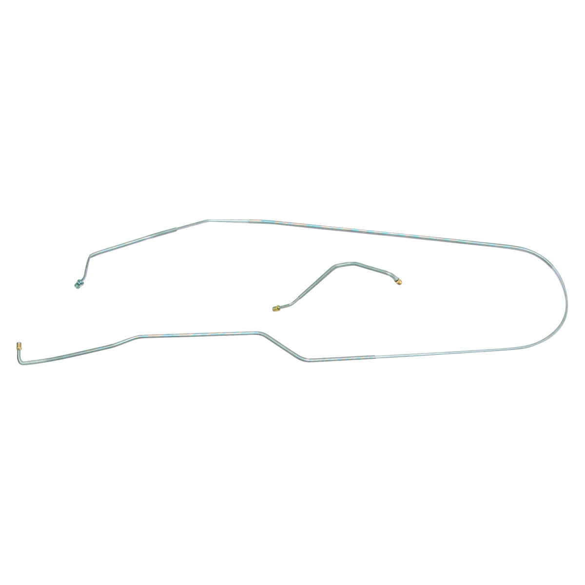 1970 Pontiac GTO/Tempest/LeMans Front to Rear Brake Lines 2pc, Conv, Disc Brakes, Stainless