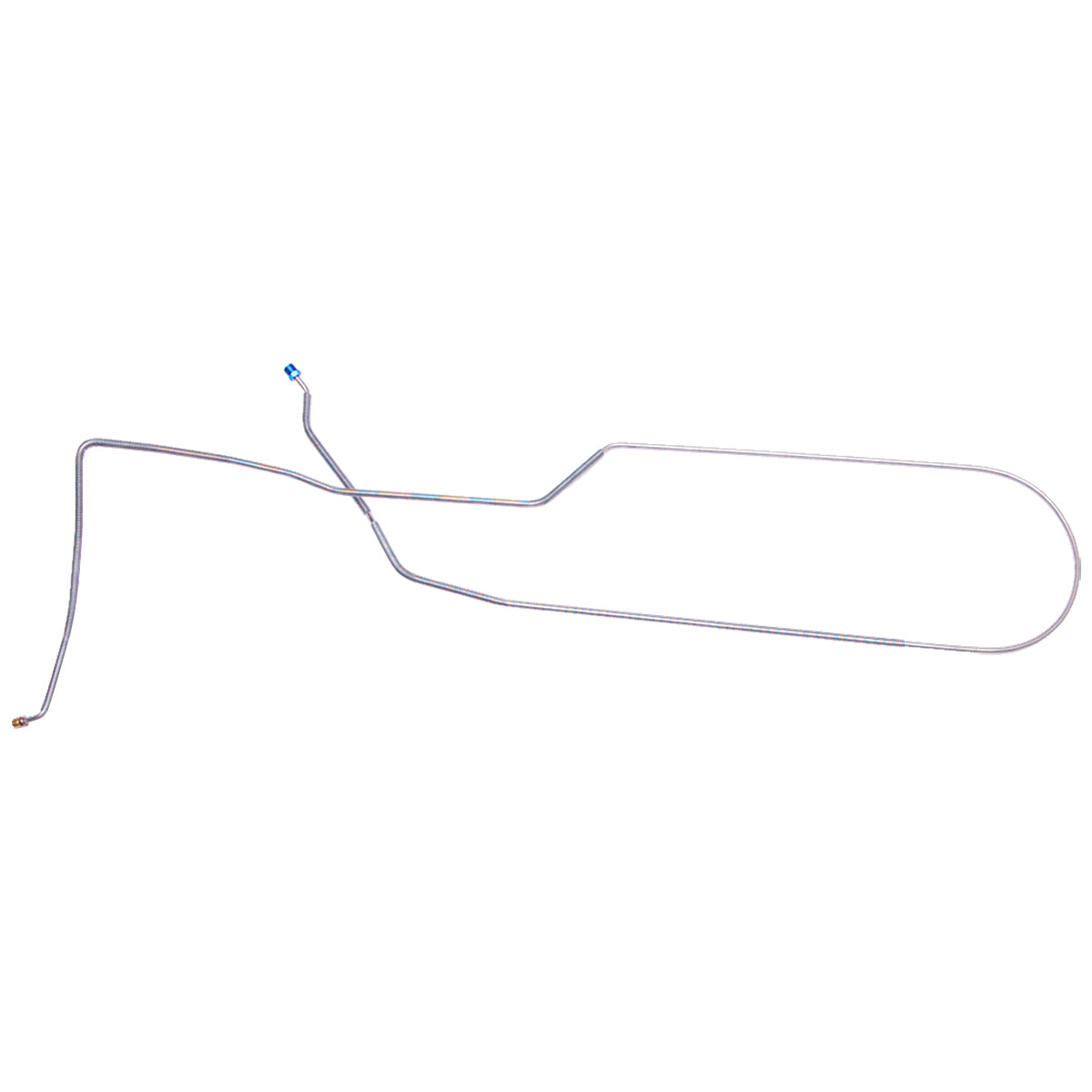 1971-72 Pontiac LeMans/GTO Convertible (Disc Brake Only) 1/4" F to R Brake Line 1pc, Stainless