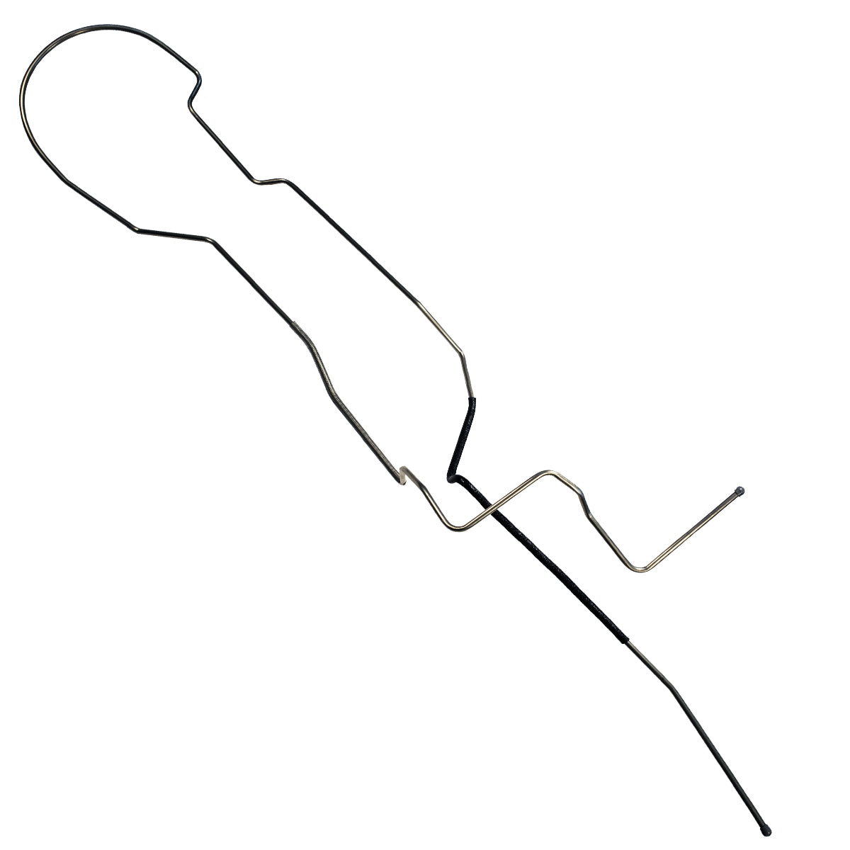 1971-72 Pontiac GTO/Tempest/LeMans Hardtop (DS Routing) 3/8" Main Fuel Line 1pc, Stainless