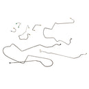 1984-87 Pontiac Fiero Power Disc Complete Brake Line Kit 7pc, Stainless